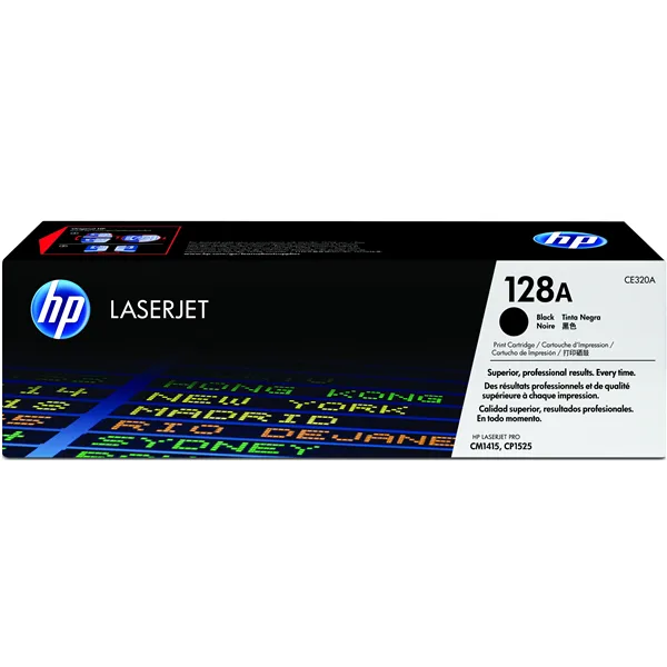 HP 128A Negro Original | Tóner CE320A