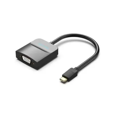 Adaptador USB Tipo-C Vention TDDBB/ USB Tipo-C Macho - VGA