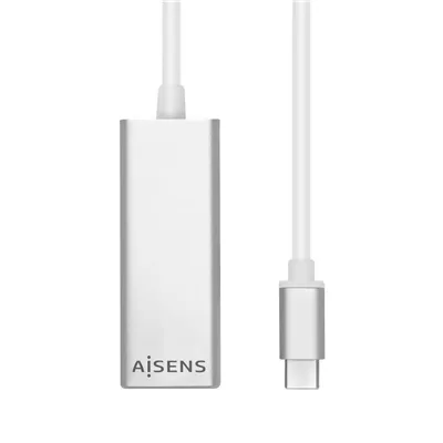 Adaptador USB Tipo-C - RJ45 Aisens A109-0341/ 1000Mbps/ USB