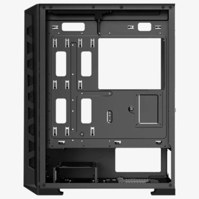 Hiditec MH12 MESH Caja Gaming ATX con 4x Vent.ARGB,Cristal