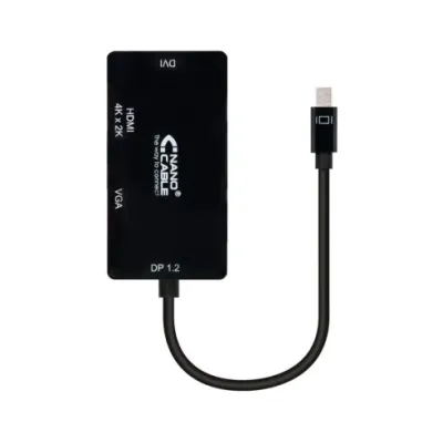 Cable Conversor Nanocable 10.16.3302-BK/ Mini Displayport Macho