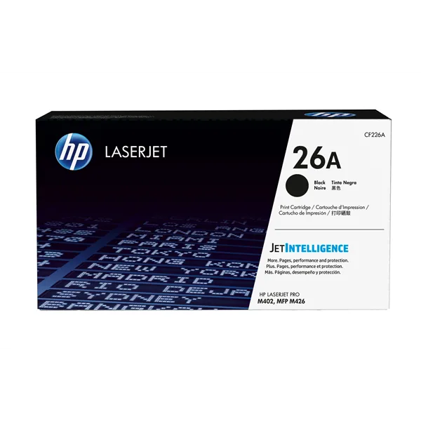 HP 26A Negro Original | Tóner CF226A