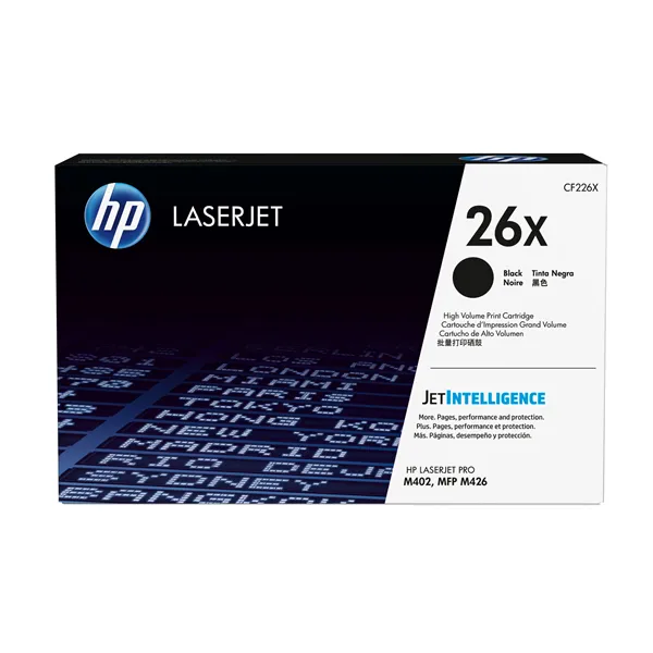 HP 26X Alta Capacidad Negro Original | Tóner CF226X