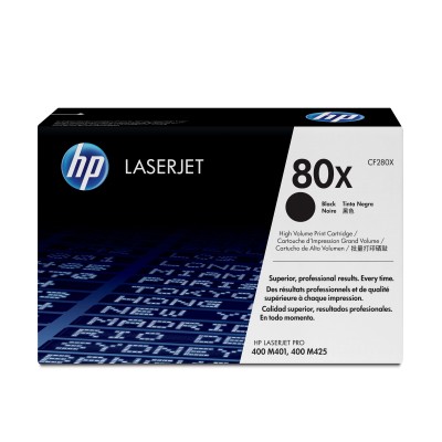 HP 80X Alta Capacidad Negro Original | Tóner CF280X