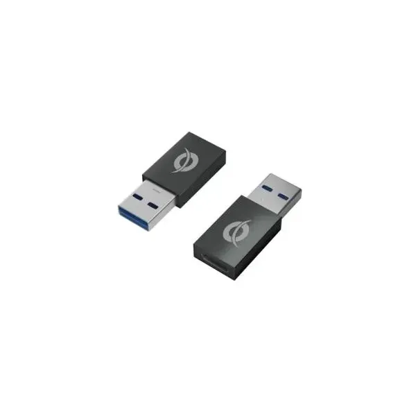 KIT ADAPTADORES 2 UNIDADES USB 3.0 CONCEPTRONICO TIPO A MACHO A USB-C HEMBRA