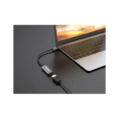 CABLE ADAPTADOR USB-C MACHO A HDMI 2.0 4K 0,15MEQUIP