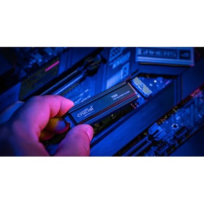 Crucial T500 SSD 2TB NVMe a 7400MB/s PCIe 4.0 con disipador de