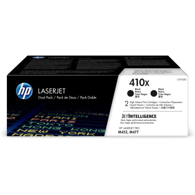 HP 410X Alta Capacidad Multipack 2x Negro Original | Tóner