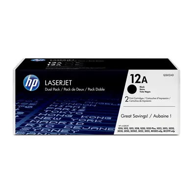 HP 12A Multipack Ahorro Tóner 2x Negro Original | Tóner Q2612AD