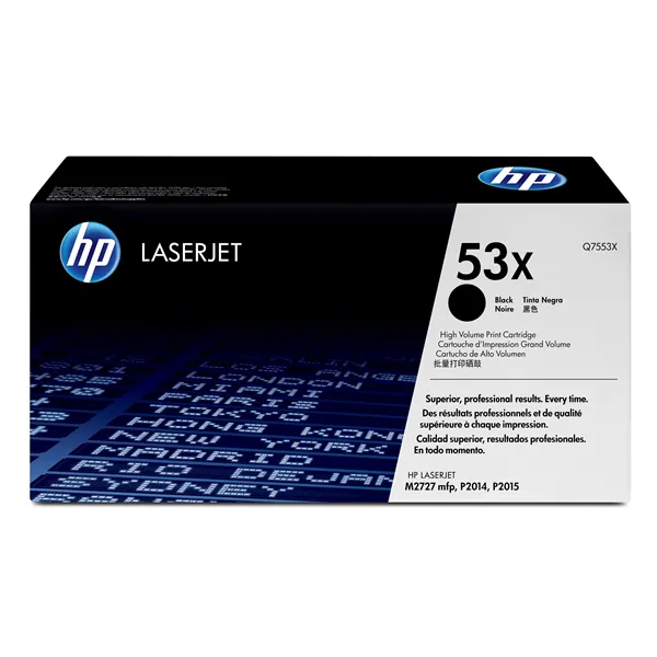 HP 53X Alta Capacidad Negro Original | Tóner Q7553X