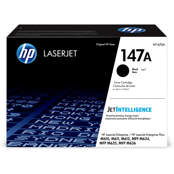 HP 147A Negro Original | Tóner W1470A