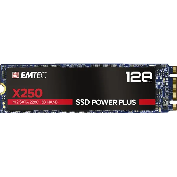 Emtec X250 SSD Power Plus 128GB M.2 a 500Mbs SATA 6GB/s 2280