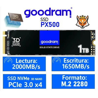 Goodram PX500 512GB SSD PCIe 3.0 NVMe a 2050MB/s