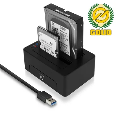 Ewent ew7014 dock station dual 2.5"-3.5" USB 3.1