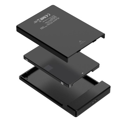 Ewent caja hdd/sdd sata 2.5 sin tornillos USB 3.2