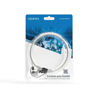 Aisens cable seguridad cerradura llave 1.5m