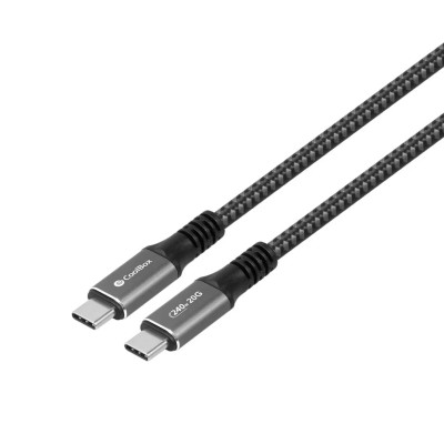 Coolbox cable usb-cusb-c 240w 20gbps carga+datos