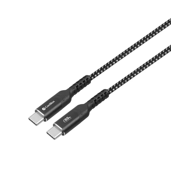 Coolbox     cable    usb-c>usb-c   60w    carga