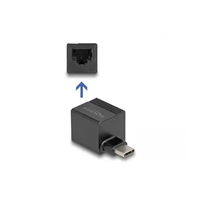 Delock adaptador usb type-ct a gigabit lan mini