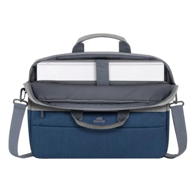 Rivacase 7532 grey/blue prater maletín 15,6" gris-