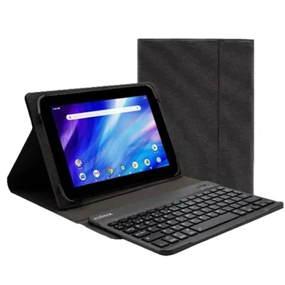 Nilox funda tablet 9.7 a 10.5 teclado bt negro