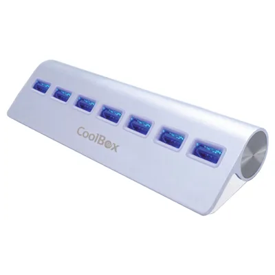 Coolbox hub alu-3 7 puertos usb3.0