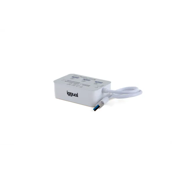 Iggual hub usb 3.0 x 3p + lector tarjetas usb 3.0