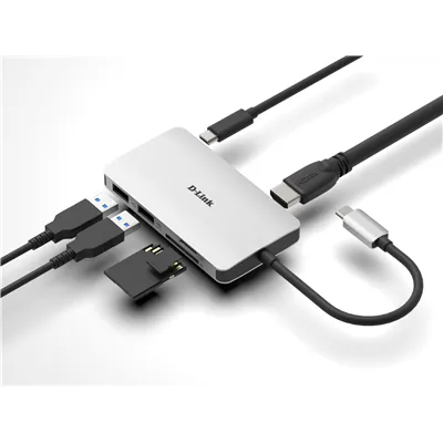 D-link dub-m610 hub usb-c 6 en 1 hdmi/cardread