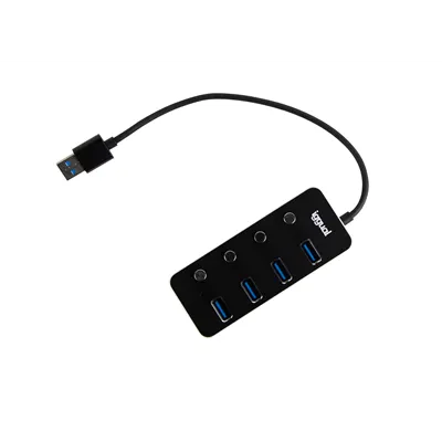 Iggual hub tipo a x 4 puertos usb 3.1 4buttons