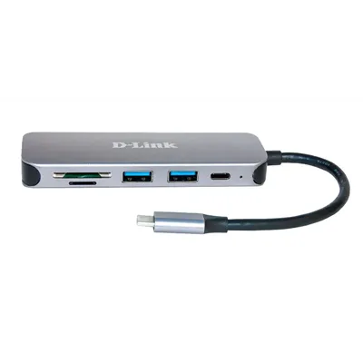 D-link dub-2325 5-in-1 usb-c hub card reader