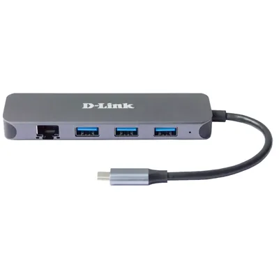 D-link dub-2334 5-in-1 usb-c hub gbe/pd