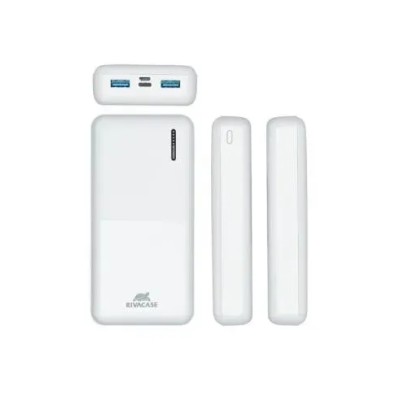 Rivacase va2572 (20000 mah) blanco con qc/pd