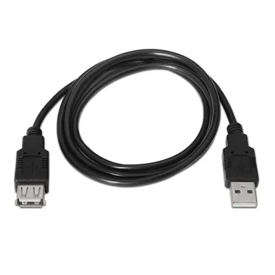 Cable Alargador USB 2.0 Aisens A101-0015/ USB Macho - USB