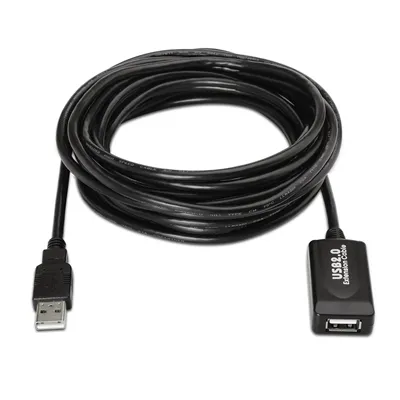 Cable Alargador USB 2.0 Aisens A101-0018/ USB Macho - USB