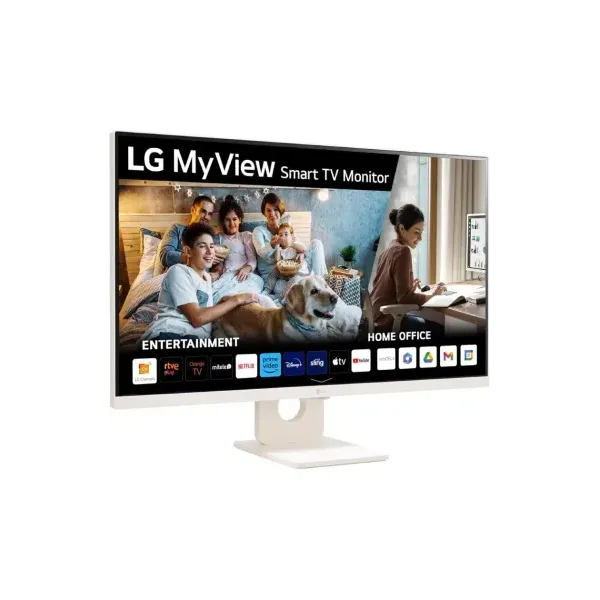Smart Monitor LG MyView 27SR50F-W 27'/ Full HD/ Smart TV/ Multimedia/ Blanco