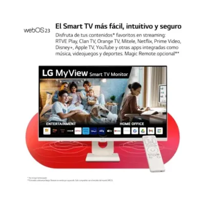 Smart Monitor LG MyView 27SR50F-W 27'/ Full HD/ Smart TV/
