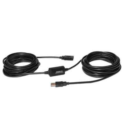 Cable Alargador USB 2.0 Aisens A101-0020/ USB Macho - USB