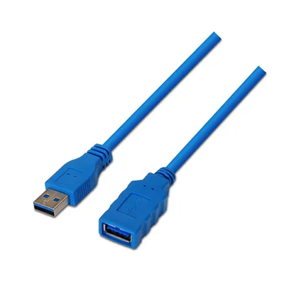 Cable Alargador USB 3.0 Aisens A105-0045/ USB Macho - USB