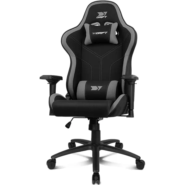 Drift DR110 Negra/Gris Silla Profesional Gaming Cojines Cervical/Lumbar