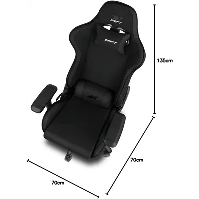 Drift DR110BK Silla Profesional Gaming Cojines Cervical/Lumbar