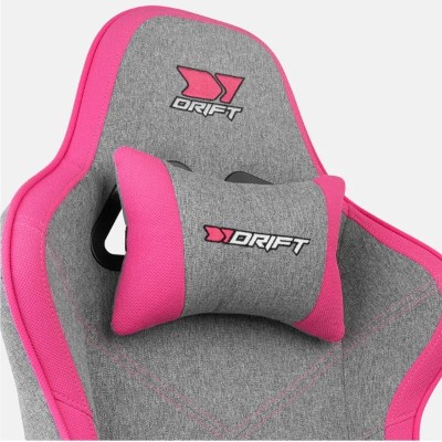 Drift silla gaming dr90 pro gris/rosa