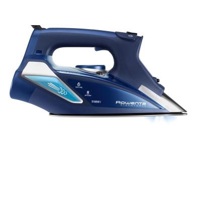 Rowenta STEAMFORCE Plancha a vapor 3100W Azul, suela acero