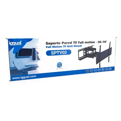 Iggual sptv03 soporte tv 32-70" 45kg pared full