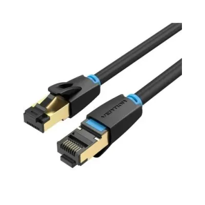 Cable de Red RJ45 SFTP Vention IKABL Cat.8/ 10m/ Negro