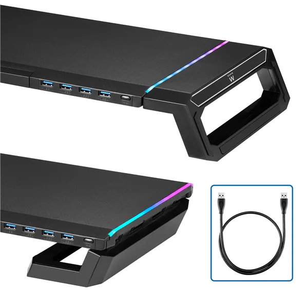 Ewent elevador monitor rgb con hub usb 3.0