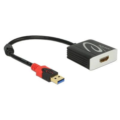 Delock adaptador usb 3.0 tipo-a macho/ hdmi hembra