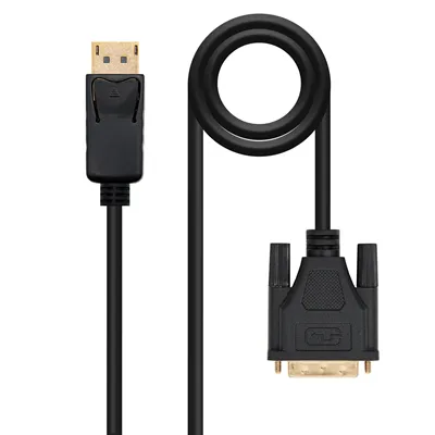 Nanocable cable conversor dp a dvi 1 m negro