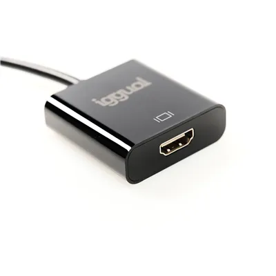 Iggual adaptador displayport (m) a hdmi (h)