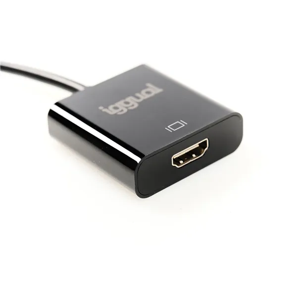 Iggual adaptador displayport (m) a hdmi (h)