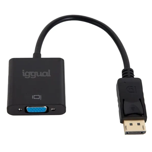 Iggual adaptador displayport (m) a vga (h)